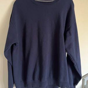 Navy Blue crew neck sweater